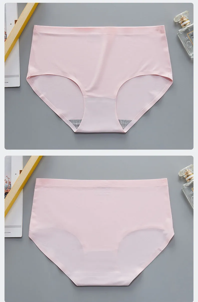 10 Pcs Women's Chinlon Ice Soft Panties Summer Underwear - CN505