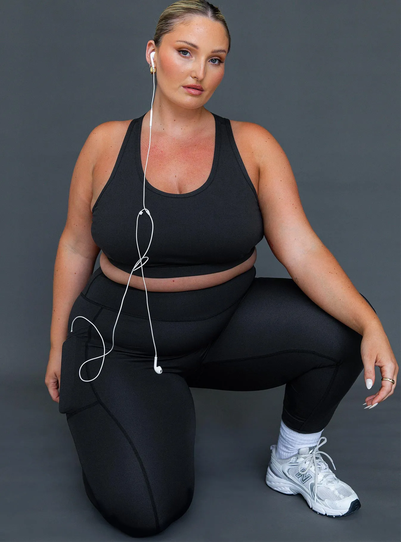 Achieve Activewear Leggings Black Curve