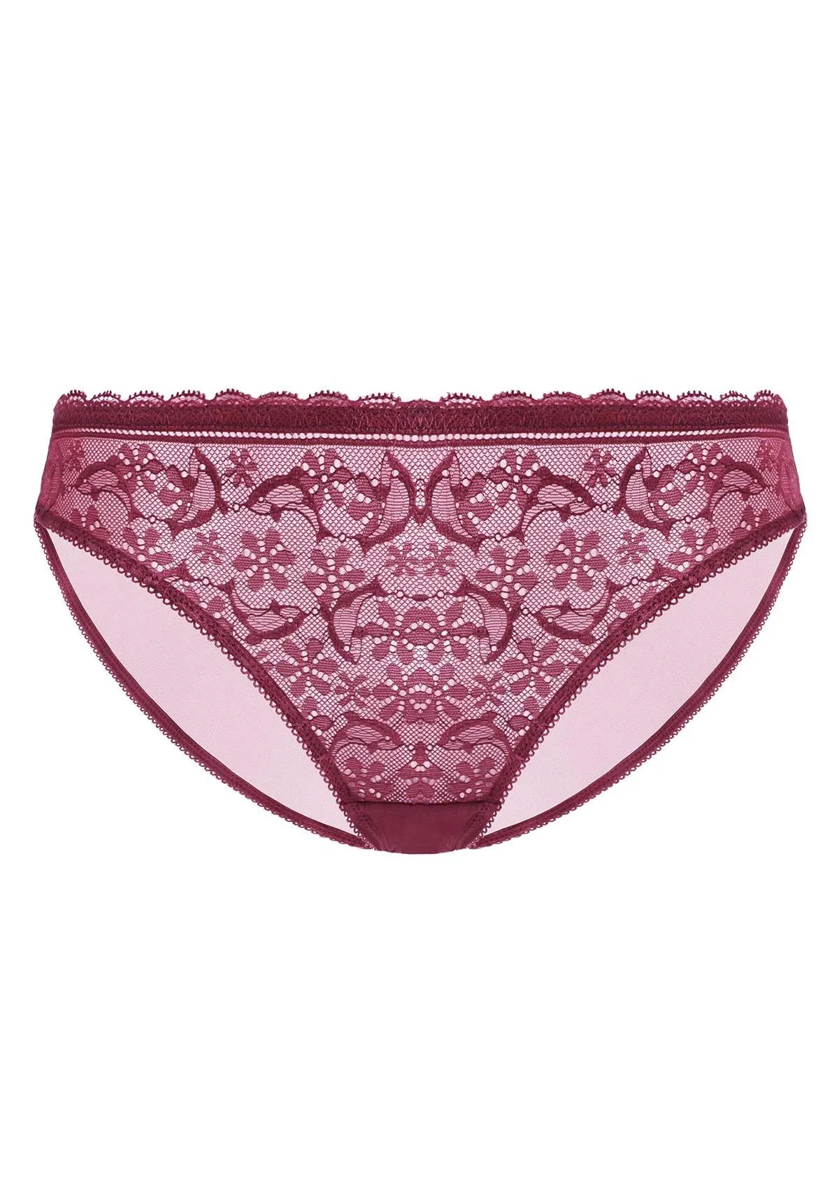 Anemone Lace Dolphin Mid-low Rise Bikini Underwear