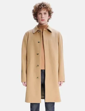 A.P.C. Auster Mac Coat - Heathered Beige