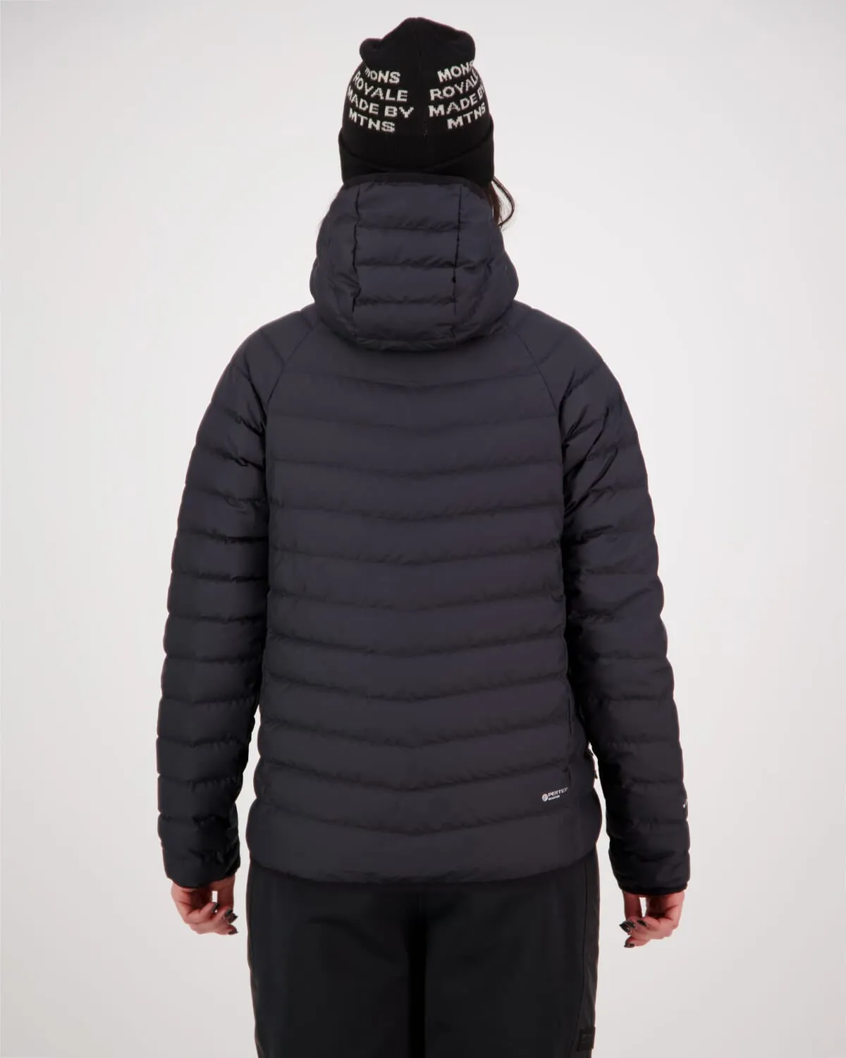 Atmos Wool x Down Insulated Hood - Black