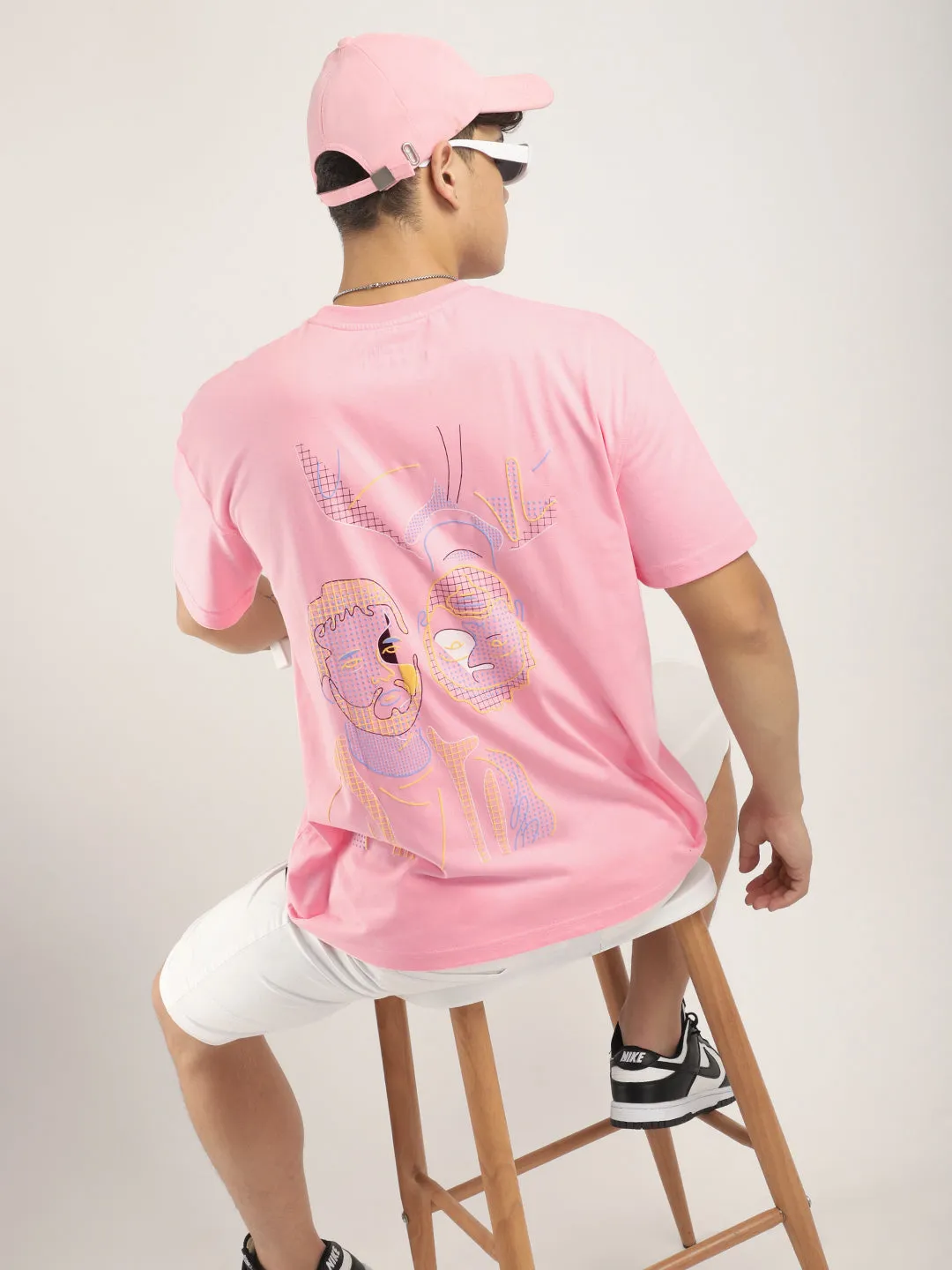 Aura Pink Oversized T-Shirt