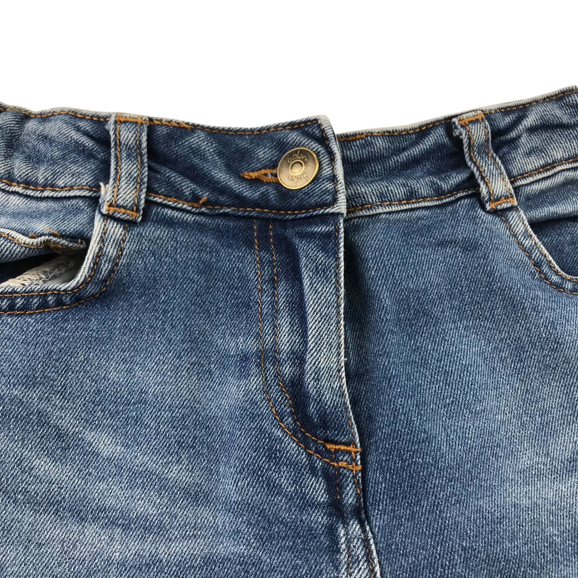 Boden jeans 10 years blue carrot leg adjustable waist