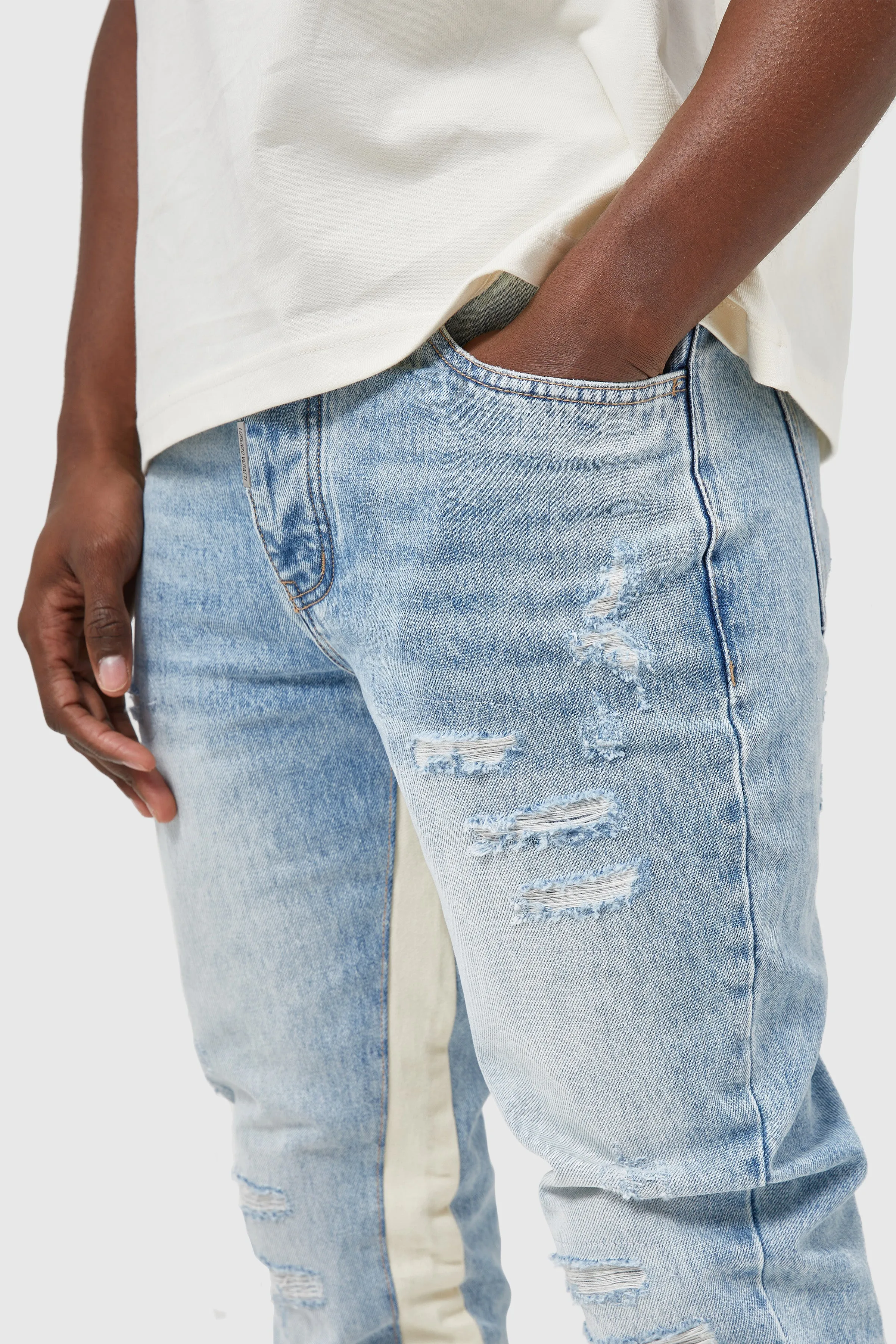 BONE FLARE JEAN - BLUE