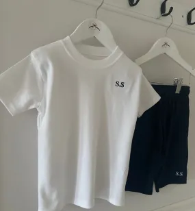 Boy’s Initial Shorts Set