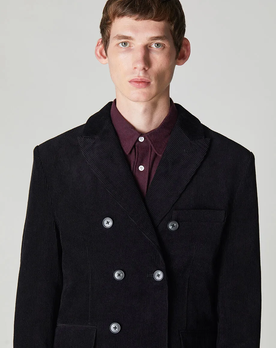 BURROUGHS CORD MEN’S BLAZER | BLACK