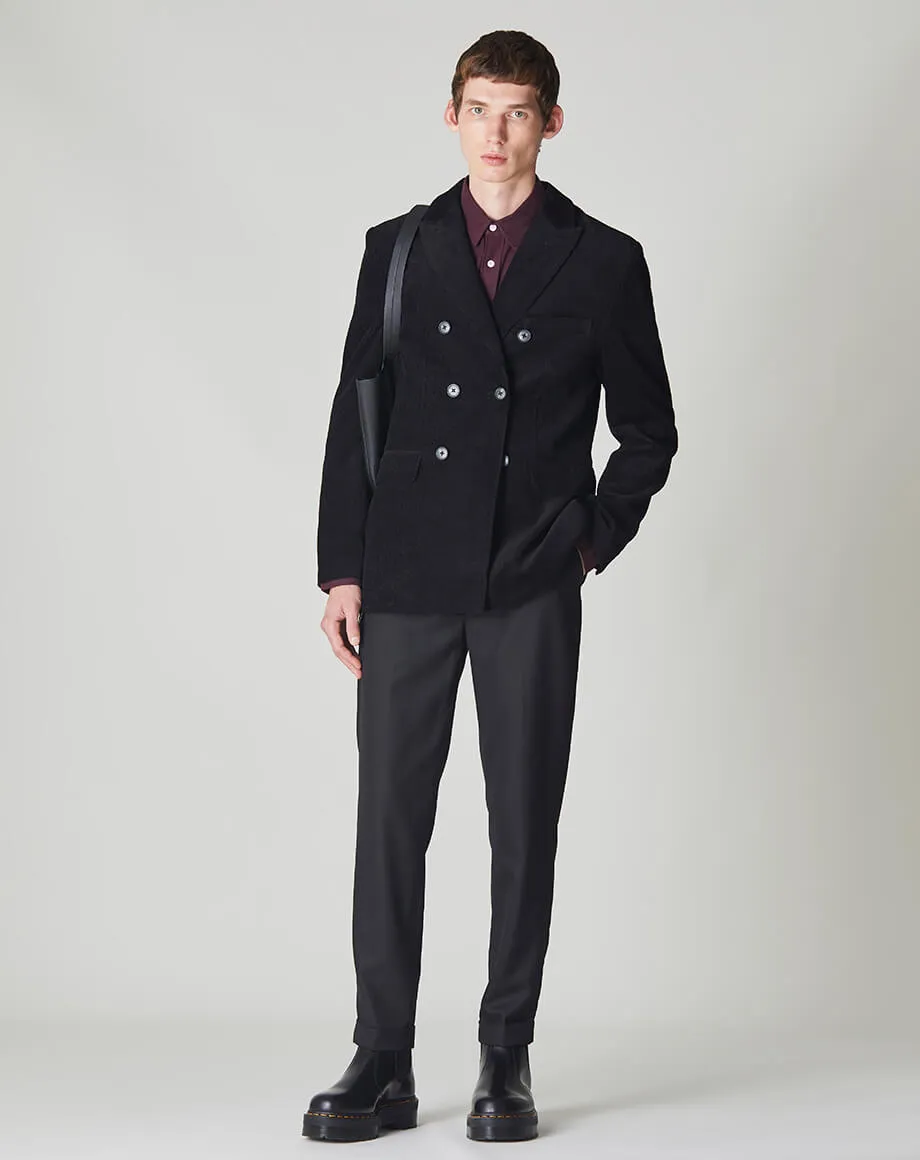 BURROUGHS CORD MEN’S BLAZER | BLACK