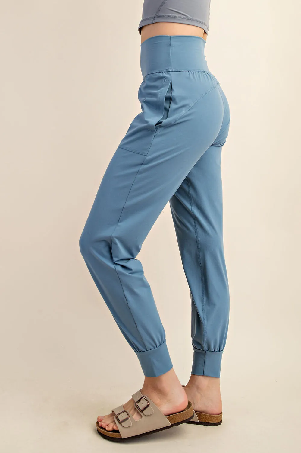 Butter Soft Joggers - Blue