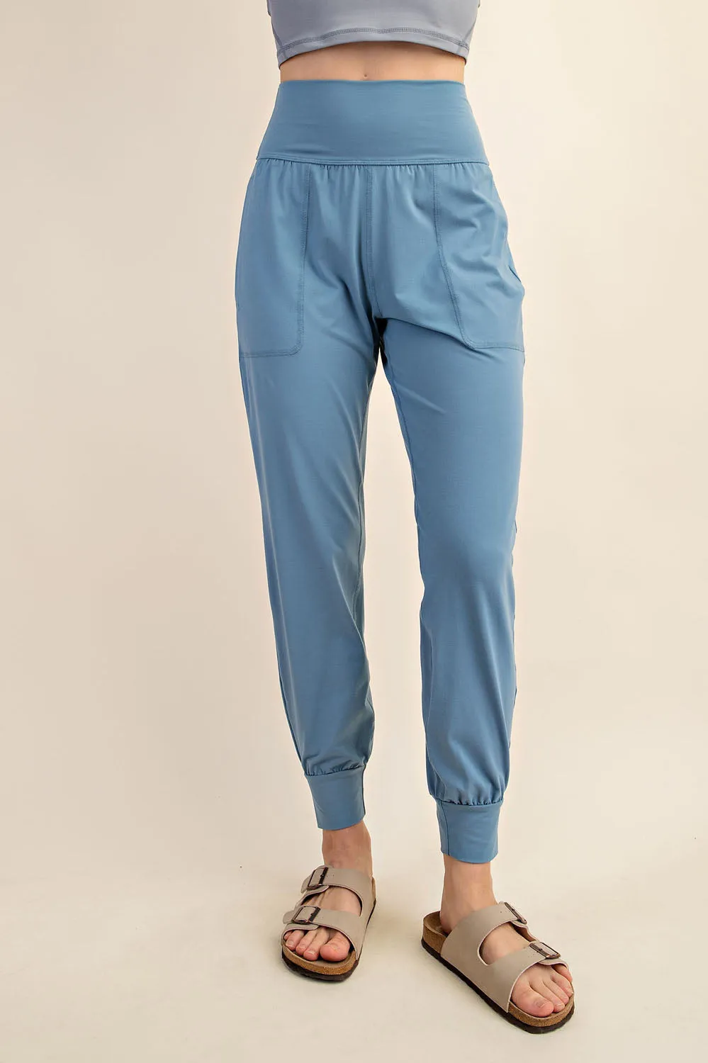 Butter Soft Joggers - Blue