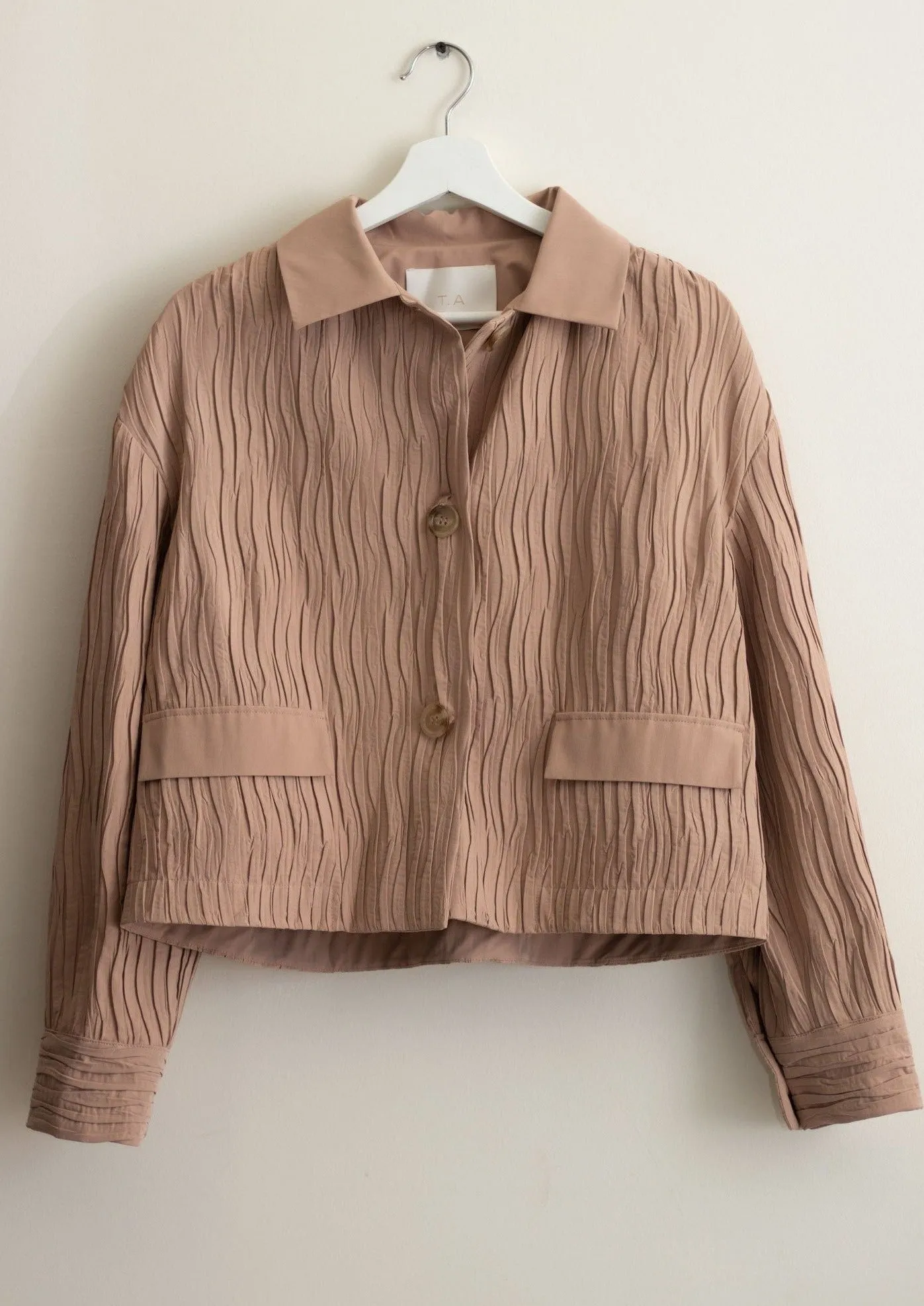 Canyon Crinkle Pleated Jacket