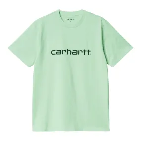 Carhartt S/S Script T-Shirt - Pale Spearmint/Hedge