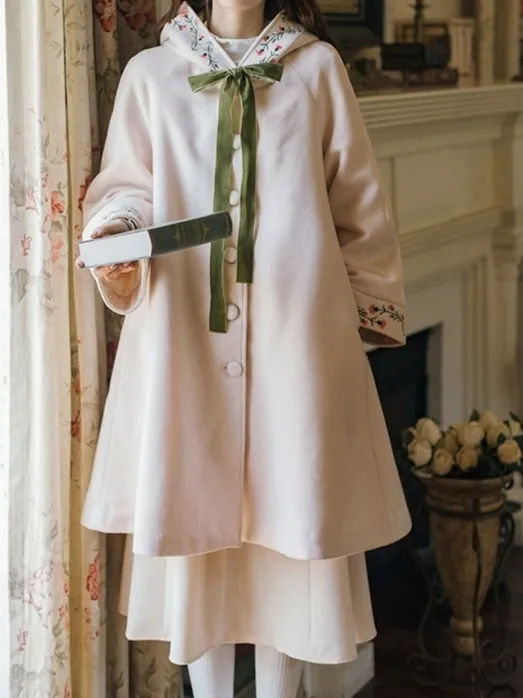 Carnation Hooded Coat