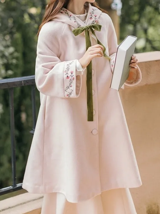 Carnation Hooded Coat