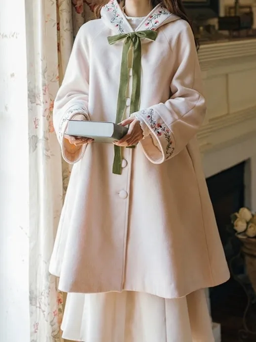 Carnation Hooded Coat