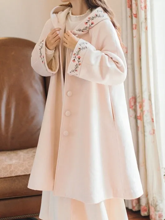 Carnation Hooded Coat