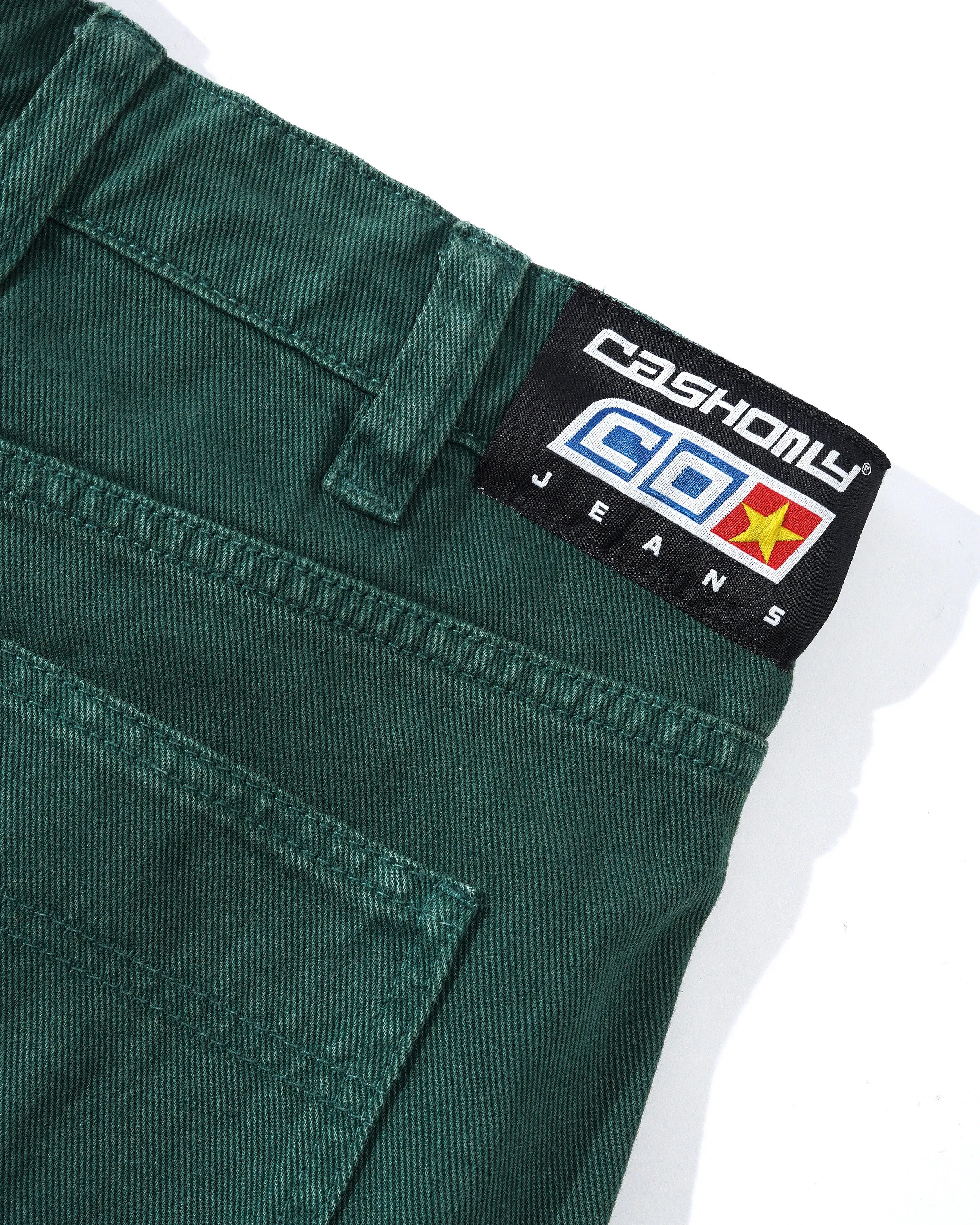 Cash Only Aleka Cargo Jeans - Green