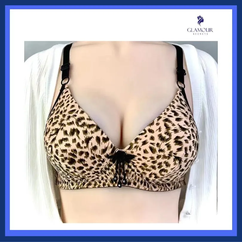 Cheetah Print Thin padded Bra