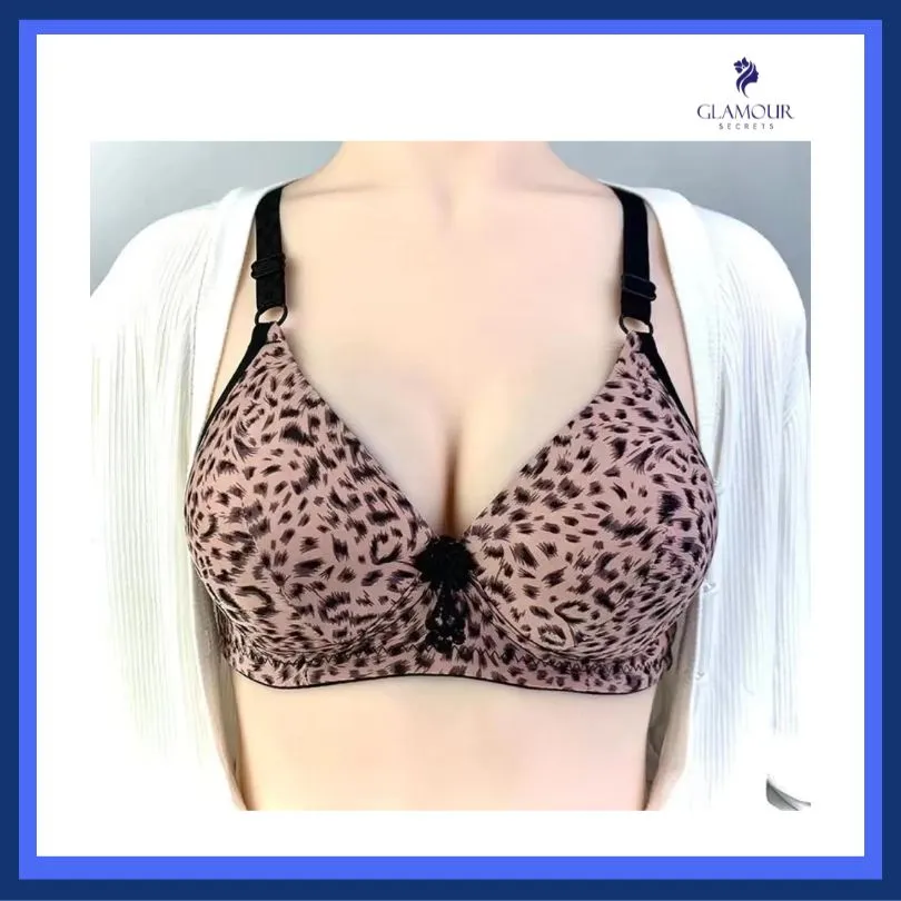 Cheetah Print Thin padded Bra