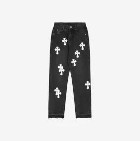 CHROME HEARTS 21FW DENIM CROSS *BLACK/WHITE*