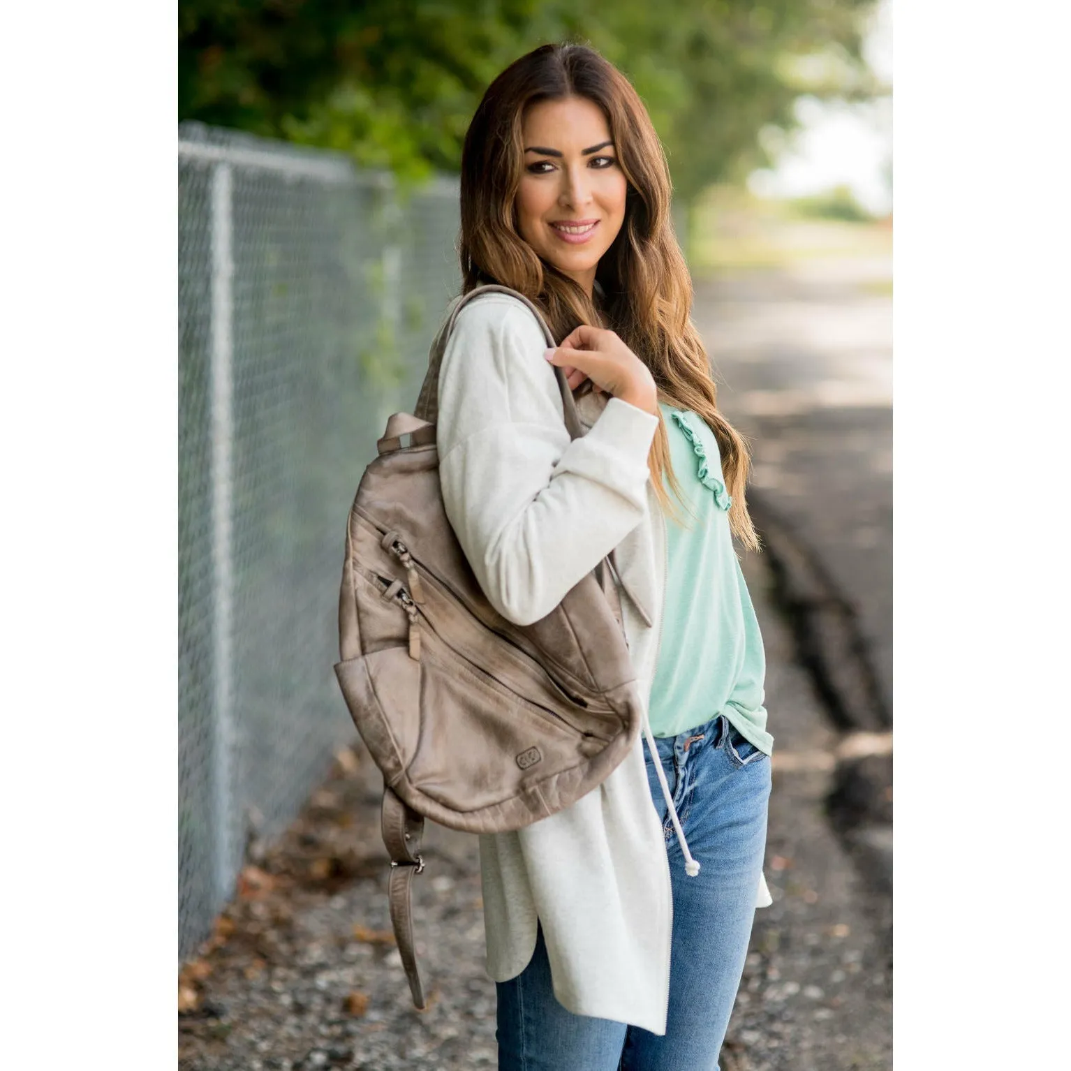 Cinched Zipper Jacket