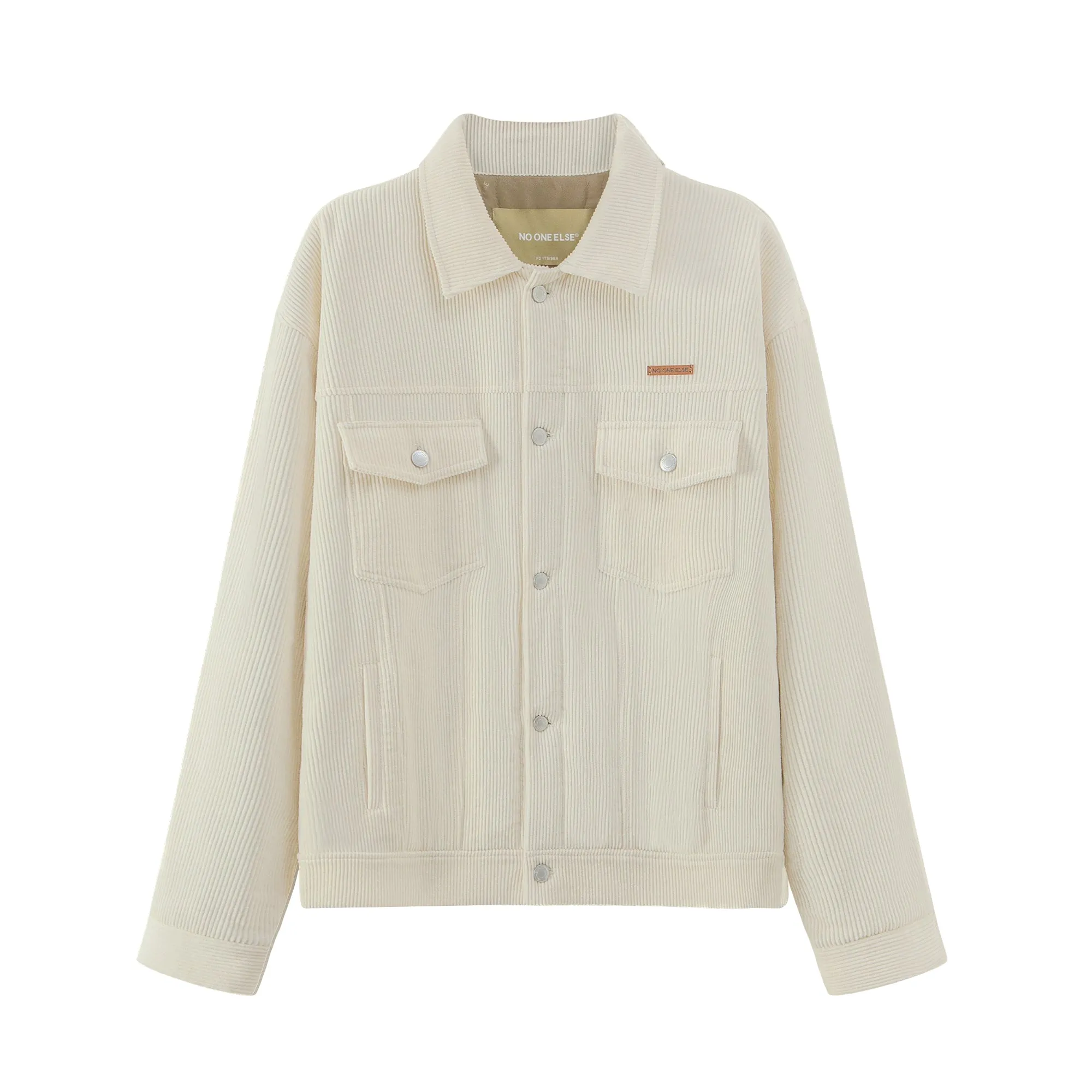 Collar Button-Up Cotton Corduroy Style Jacket