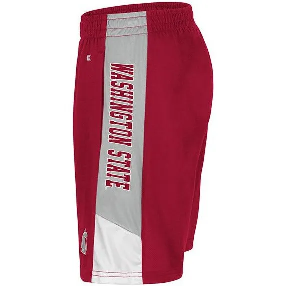 Colosseum Youth WSU Crimson Washington State Basketball Shorts