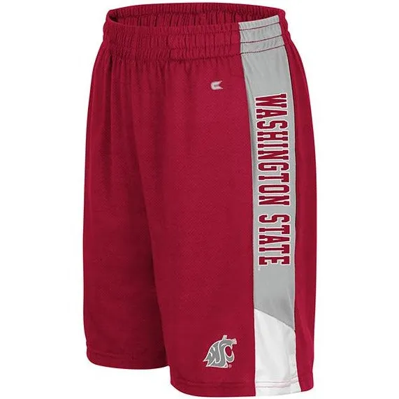 Colosseum Youth WSU Crimson Washington State Basketball Shorts