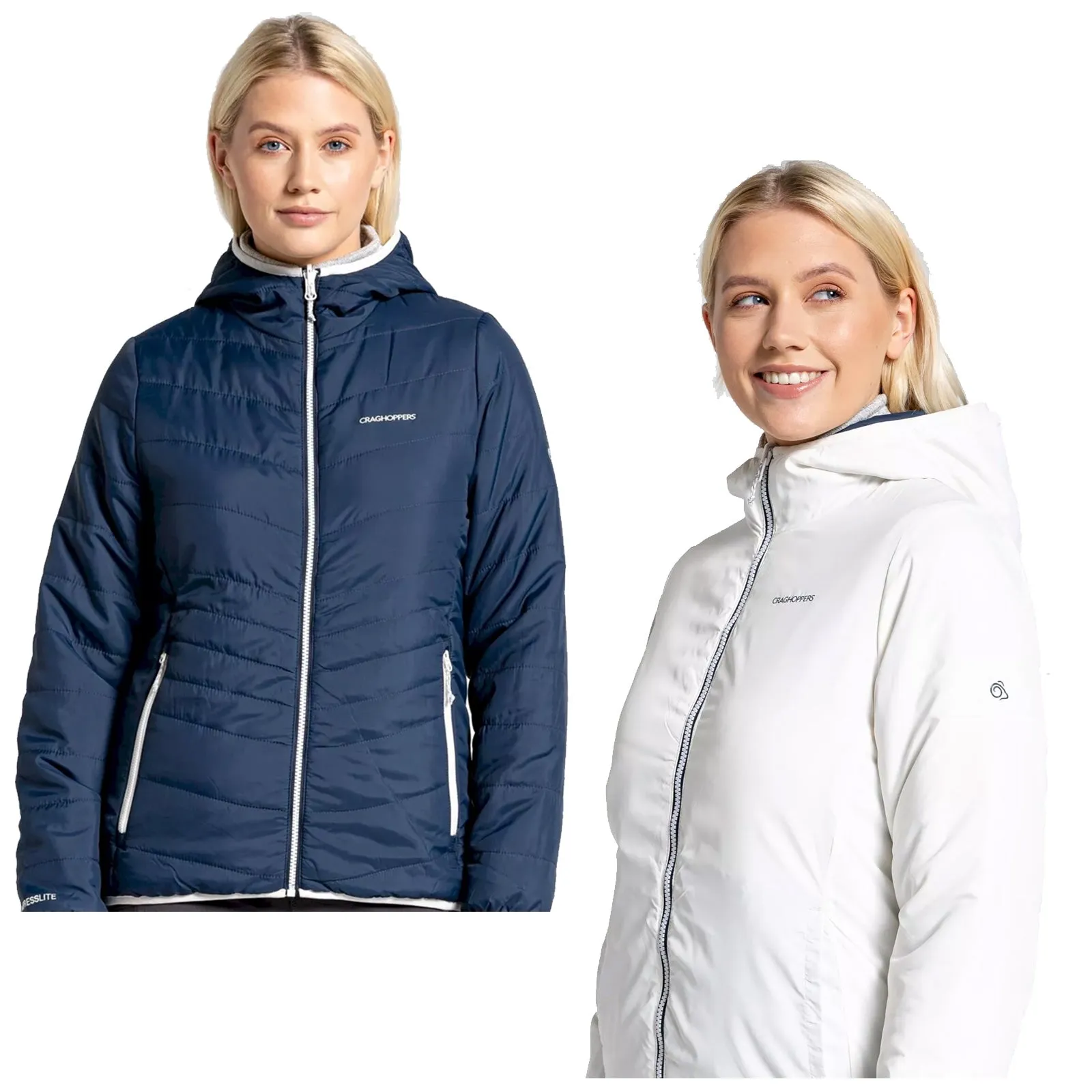 Craghoppers Ladies Compresslite VI Reversible Hooded Jacket