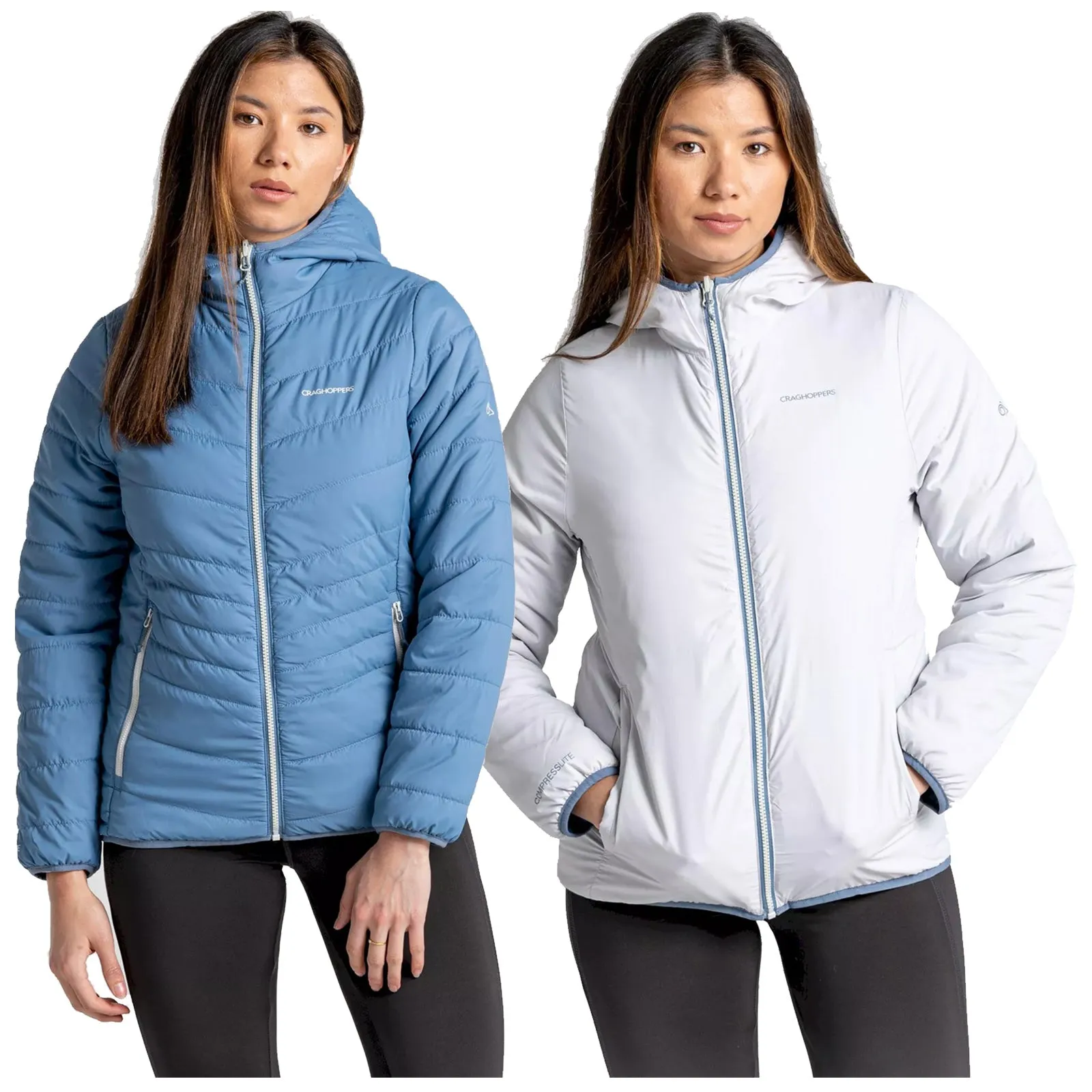 Craghoppers Ladies Compresslite VI Reversible Hooded Jacket