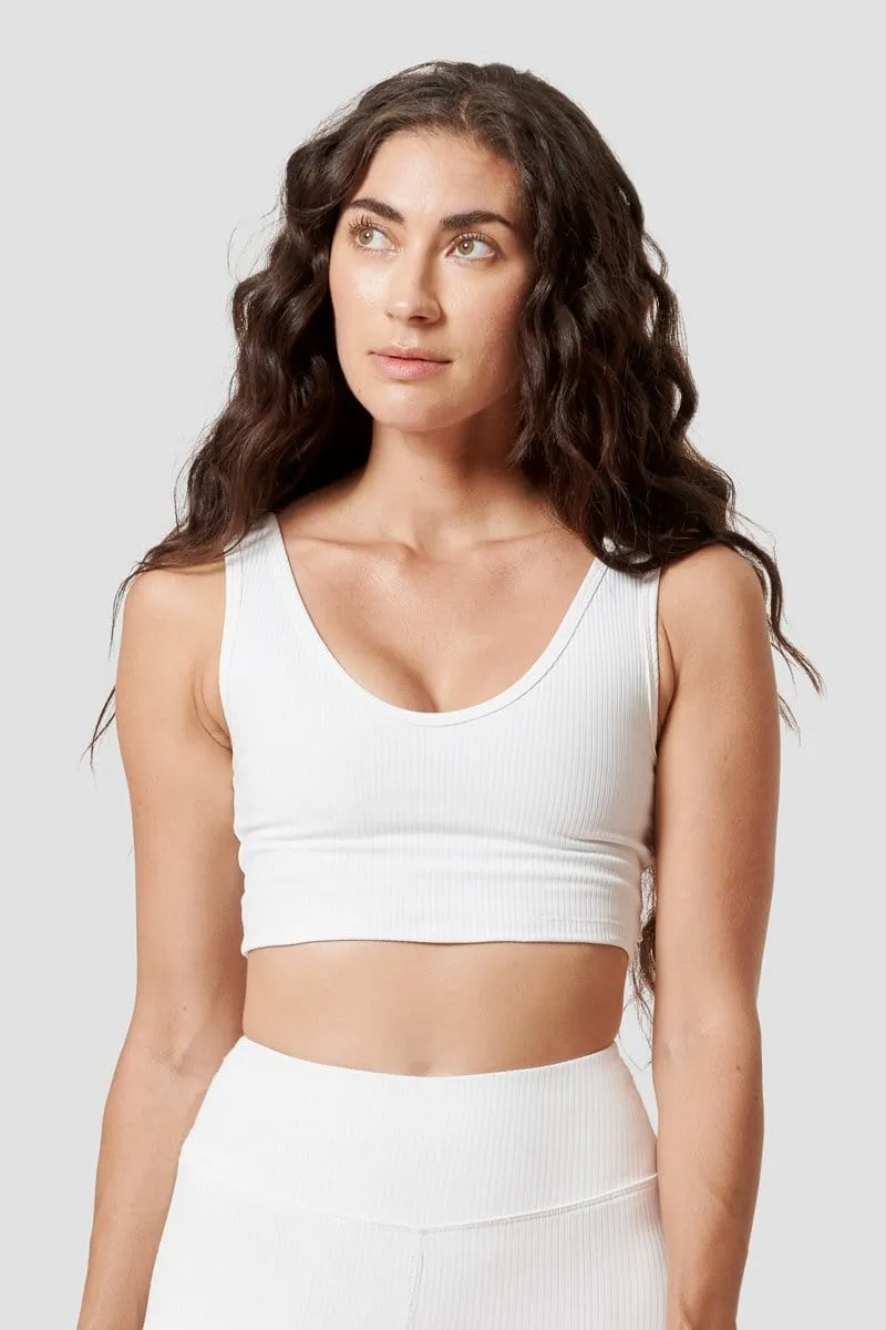 Crawford Bra in Crisp White