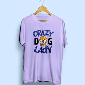 Crazy Dog Lady Half Sleeve T-Shirt