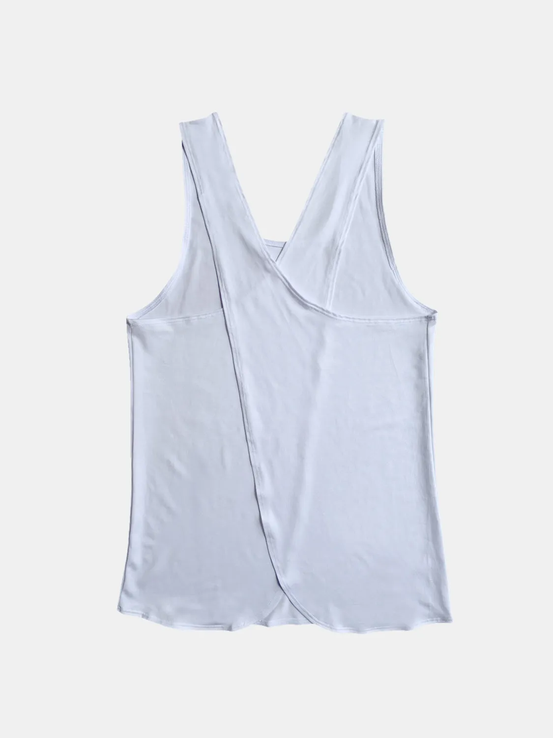 Crisscross Scoop Neck Active Tank