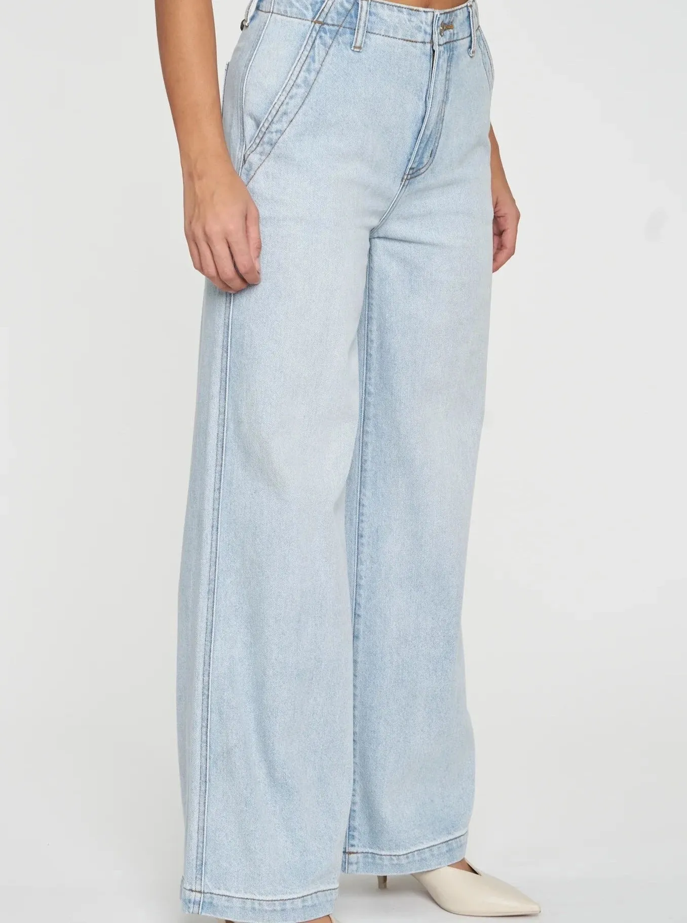 Daze Denim The Kickback High Rise Palazzo