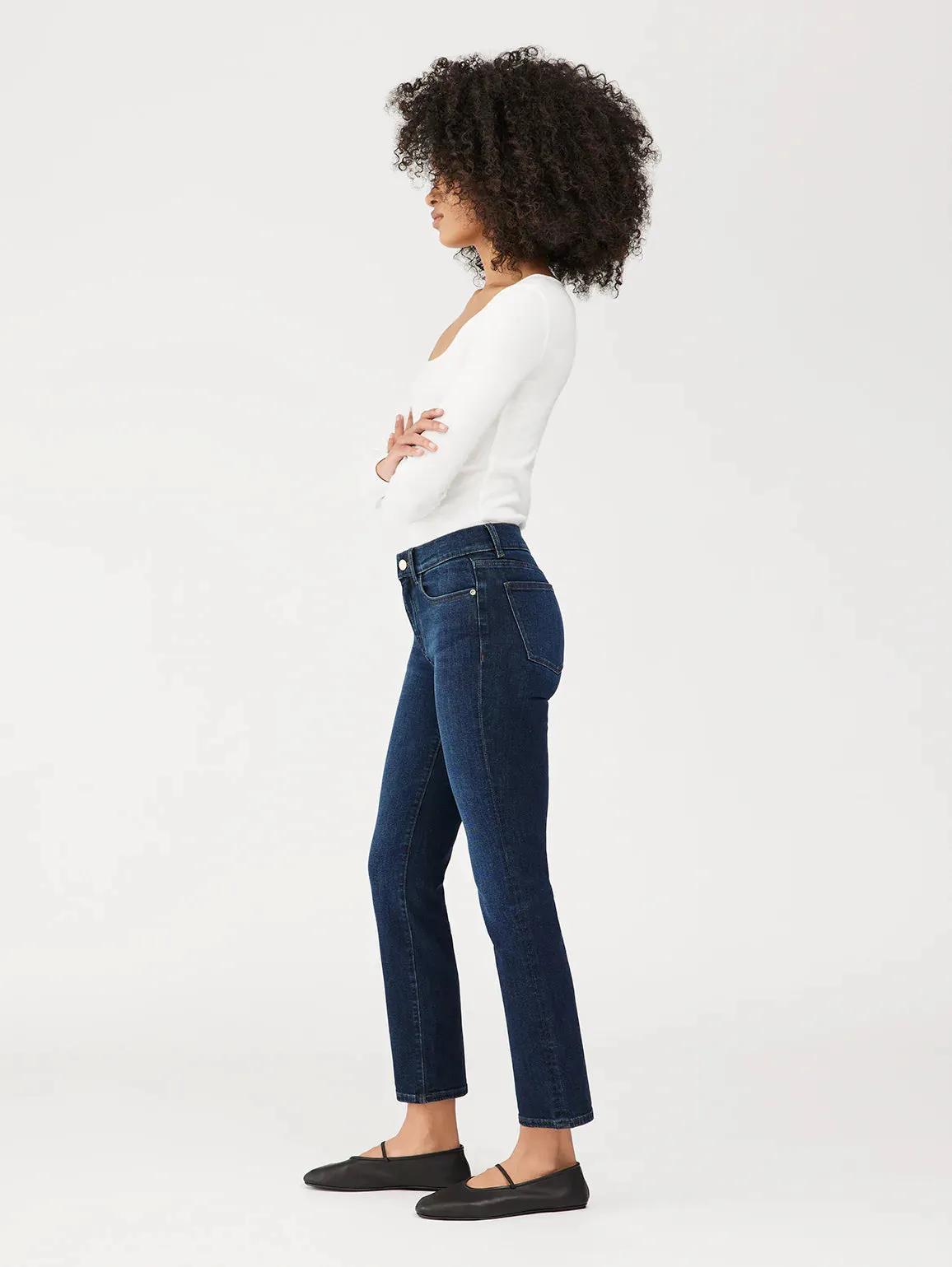 DL1961 Mara Straight Mid Rise