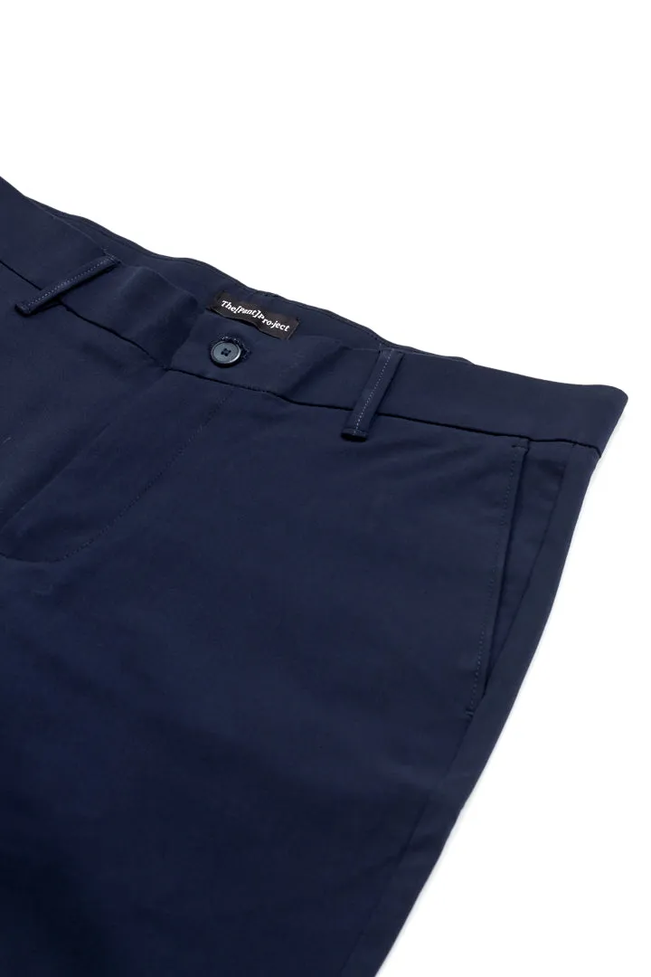 Eco Navy Stretch Chino Shorts