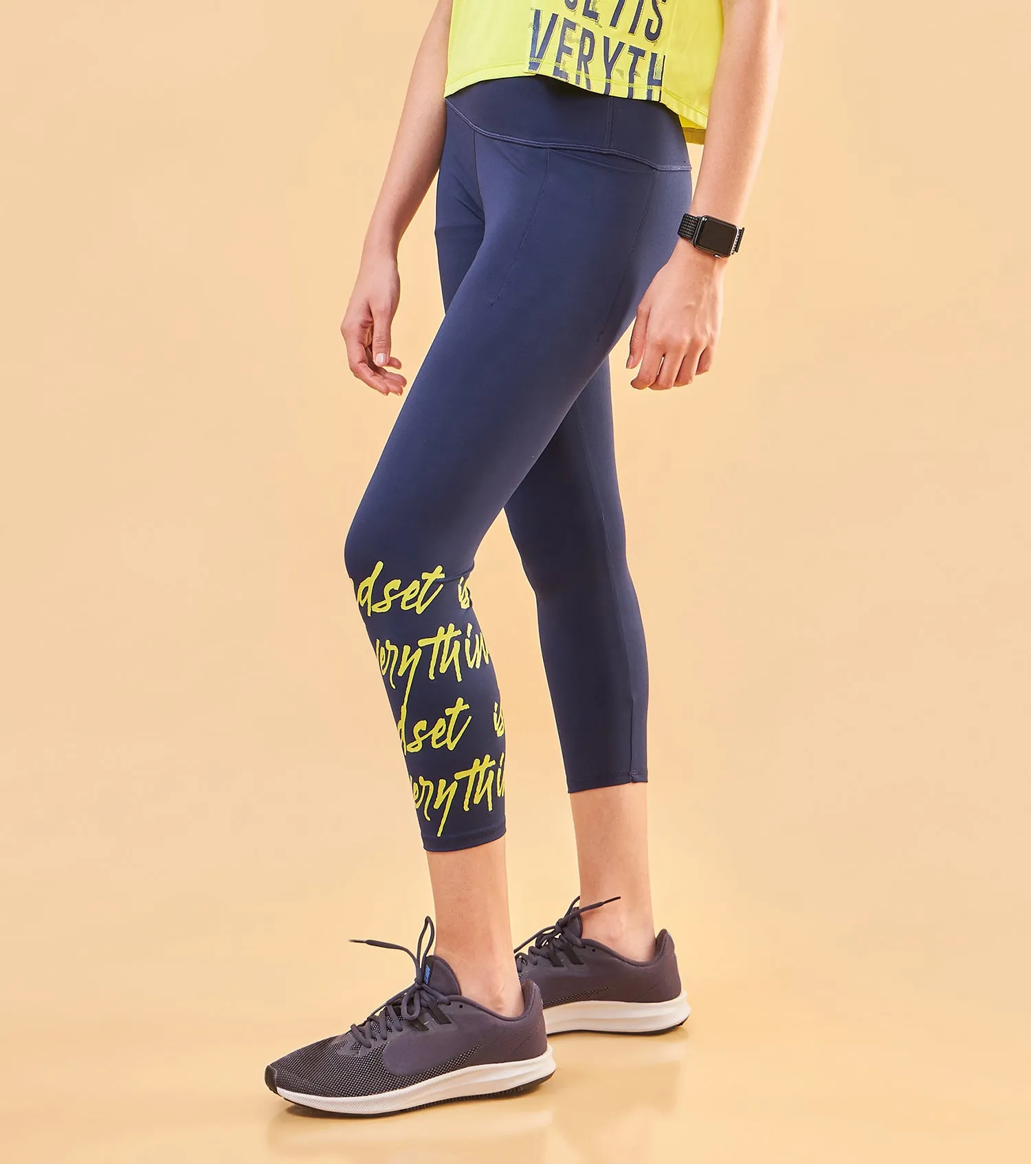 Enamor A606 Calm Legging - Dry Fit High Waist Basic Workout Leggings for Active Comfort