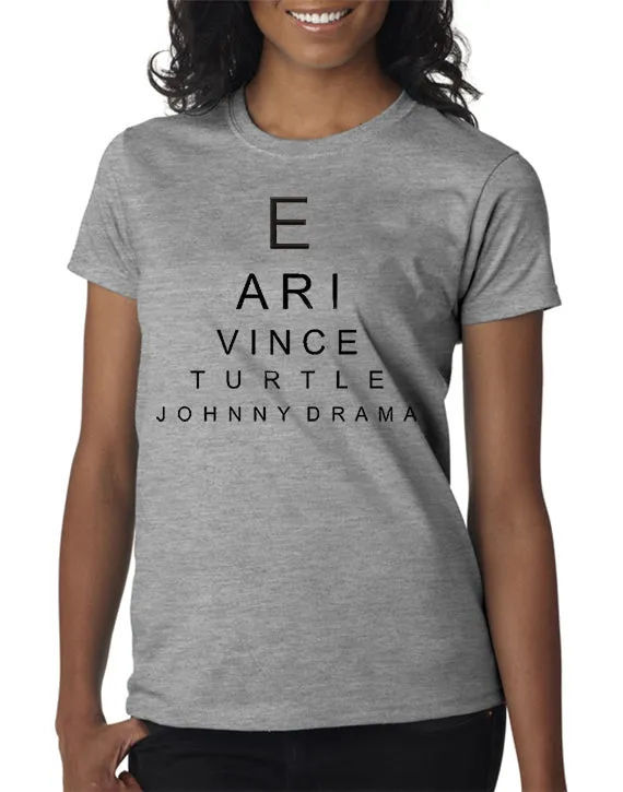 Entourage Eye Chart t-shirt