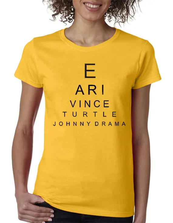 Entourage Eye Chart t-shirt