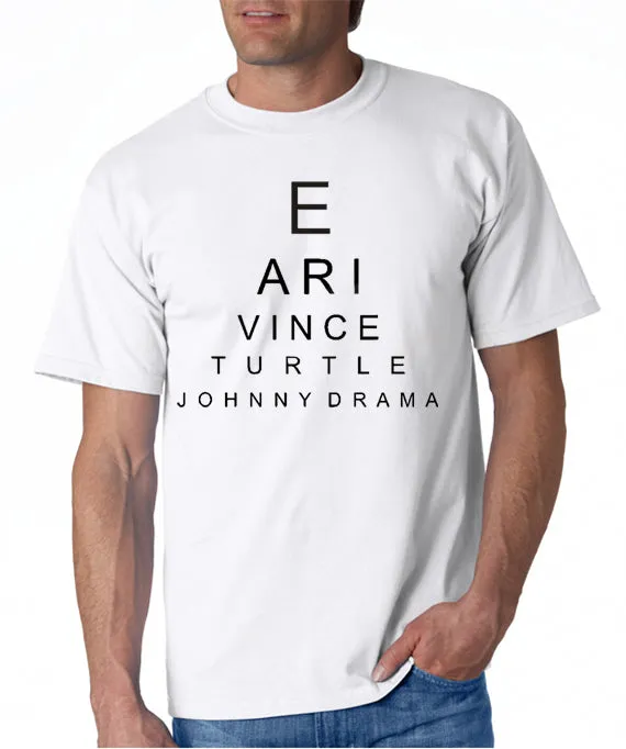 Entourage Eye Chart t-shirt