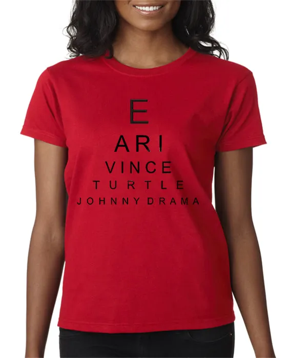 Entourage Eye Chart t-shirt