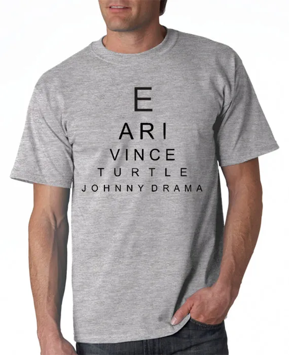 Entourage Eye Chart t-shirt