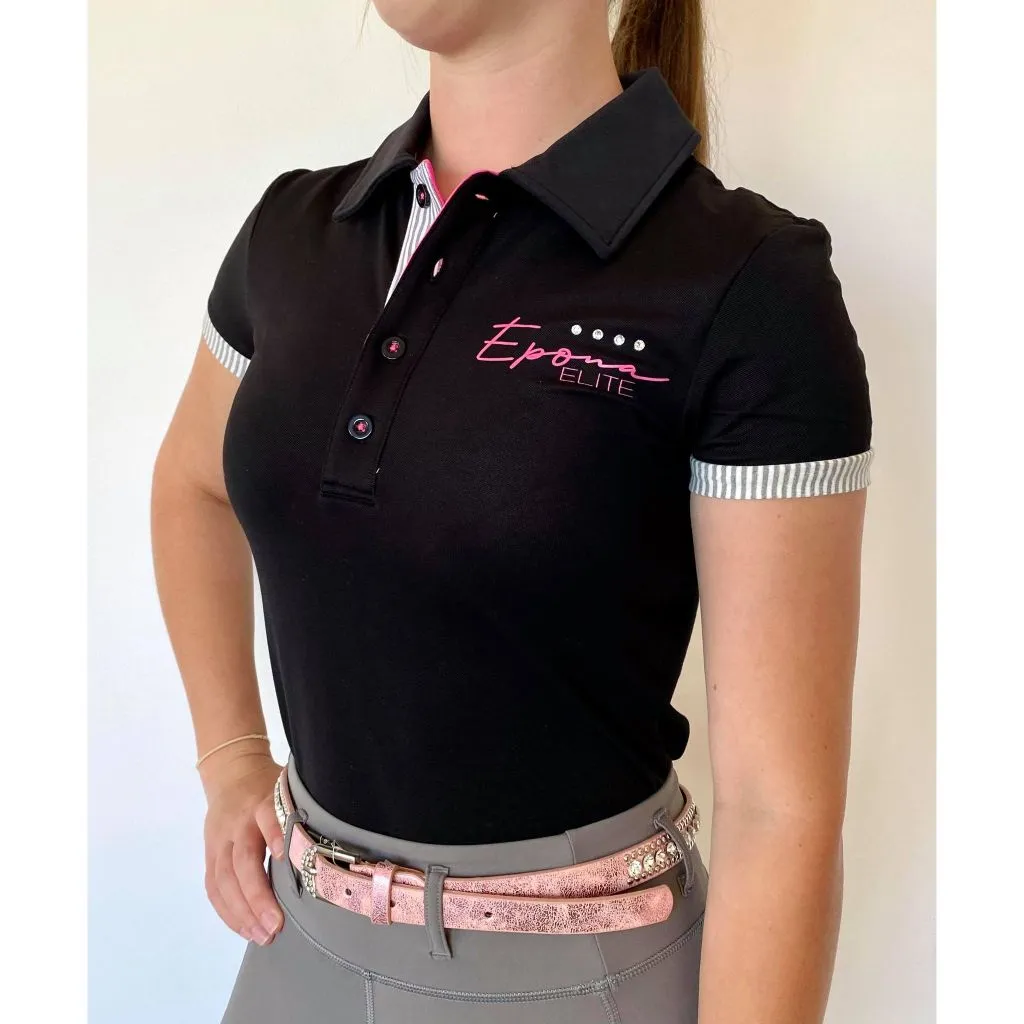 Epona Elite Grace Ladies Polo Shirt BLACK