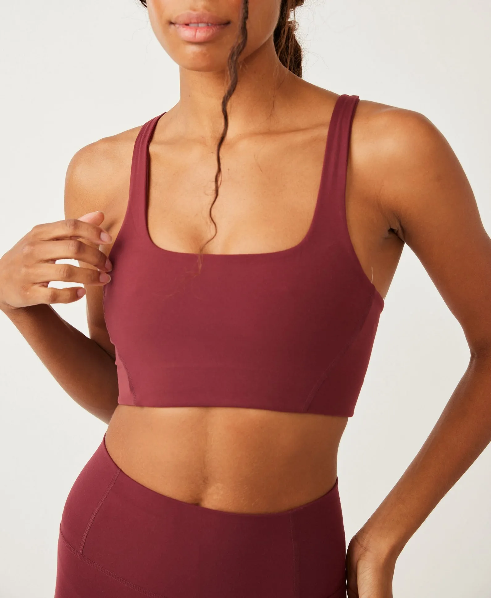 Free People Movement Never Better Square Neck Bra