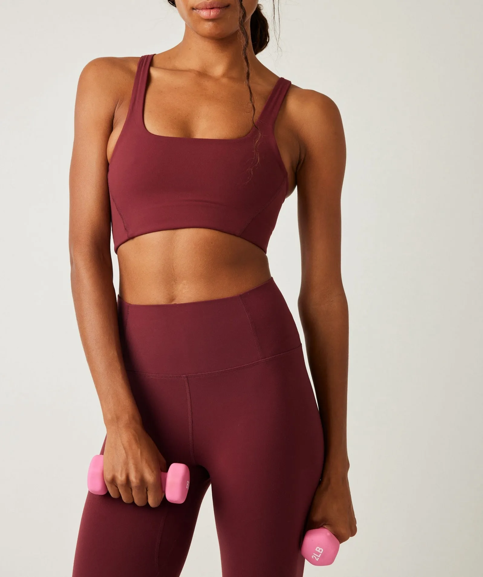 Free People Movement Never Better Square Neck Bra