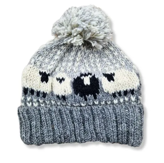 From The Source Hand Knitted Sheep Wool Hat