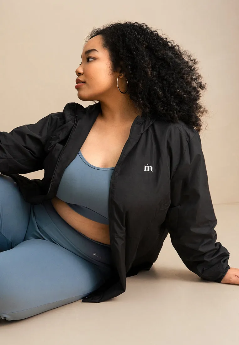 Gale Plus Size Hooded Windbreaker