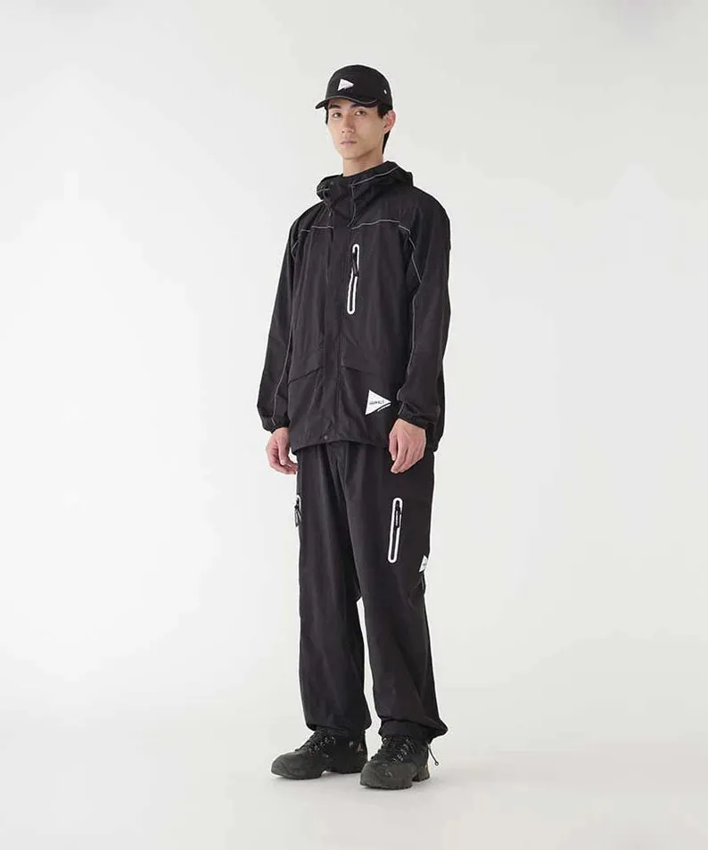 GRAMICCI x and wander Patchwork Wind Hoodie - Black