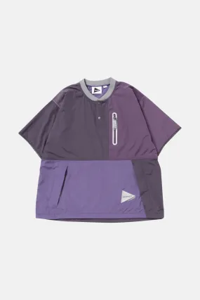 GRAMICCI x and wander Patchwork Wind Tee - Purple