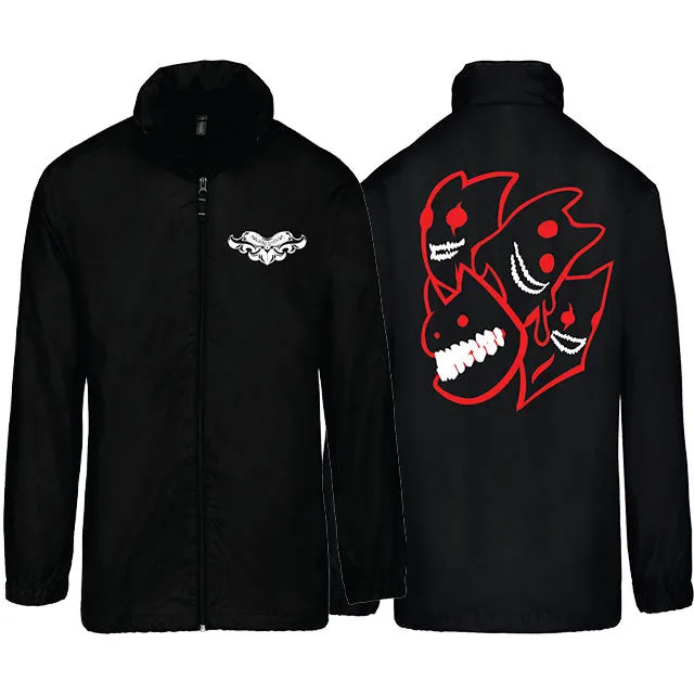 GUILTY GEAR - 'Zato-1 Pressure' Windbreaker - Black