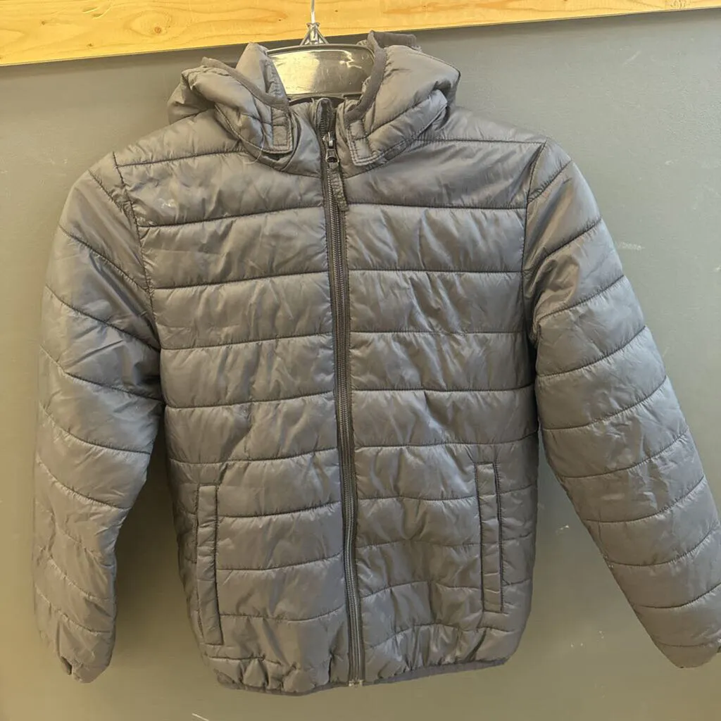 H&M- youth puffer jacket : Black -children-9/10Y